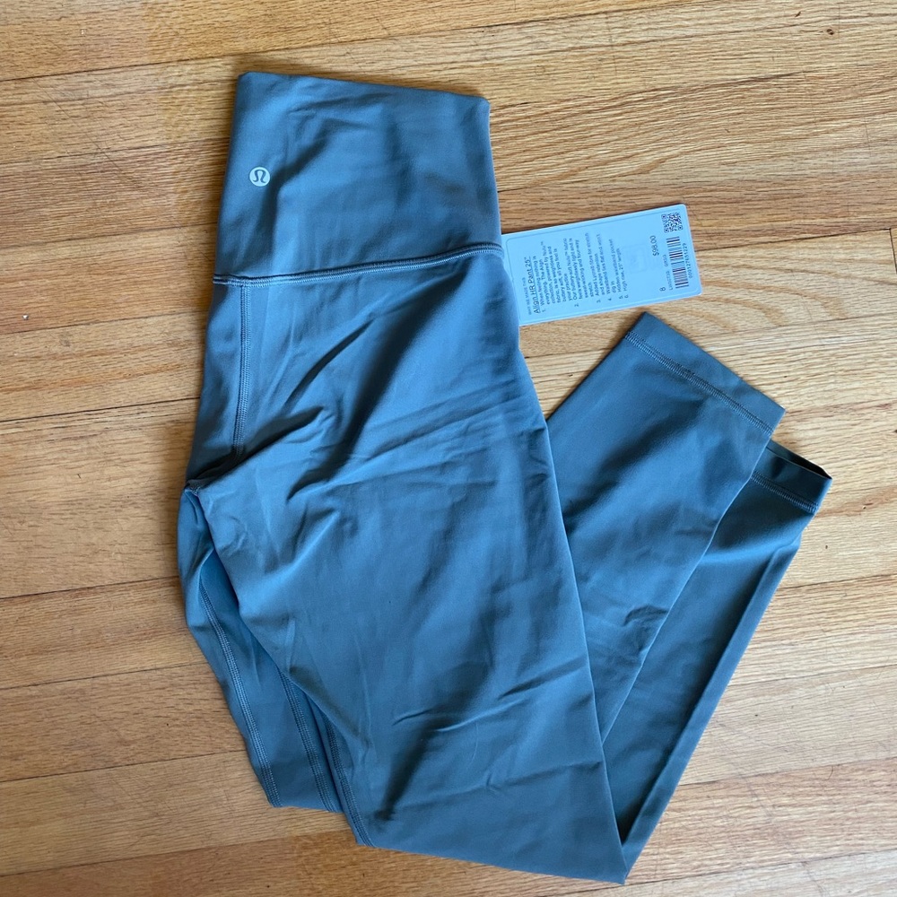 NWT lululemon align 25” grey sage
